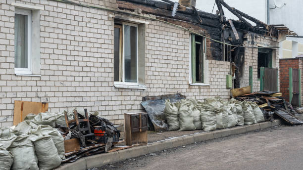 Professional Fire Damage Removal technician working in Conshohocken, PA
